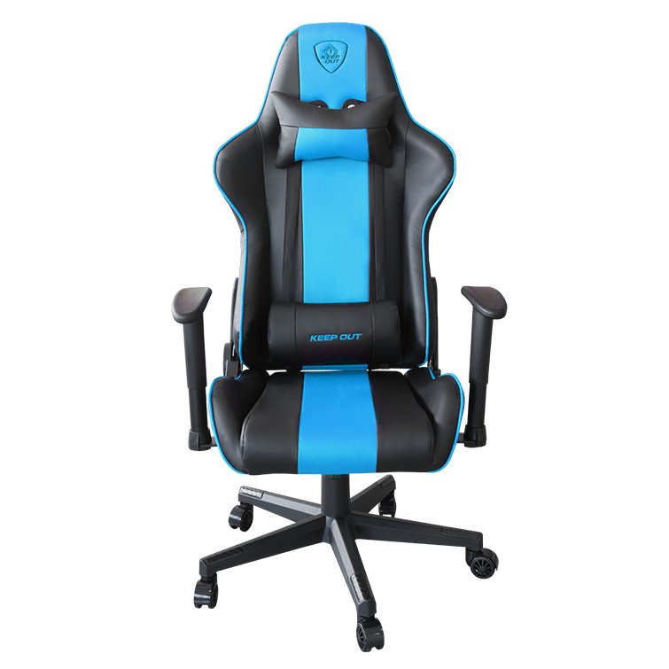EAN 8435099529033 - KeepOut XSPRO-RACING Silla para videojuegos universal Asiento acolchado Turquesa, Negro imagen 1