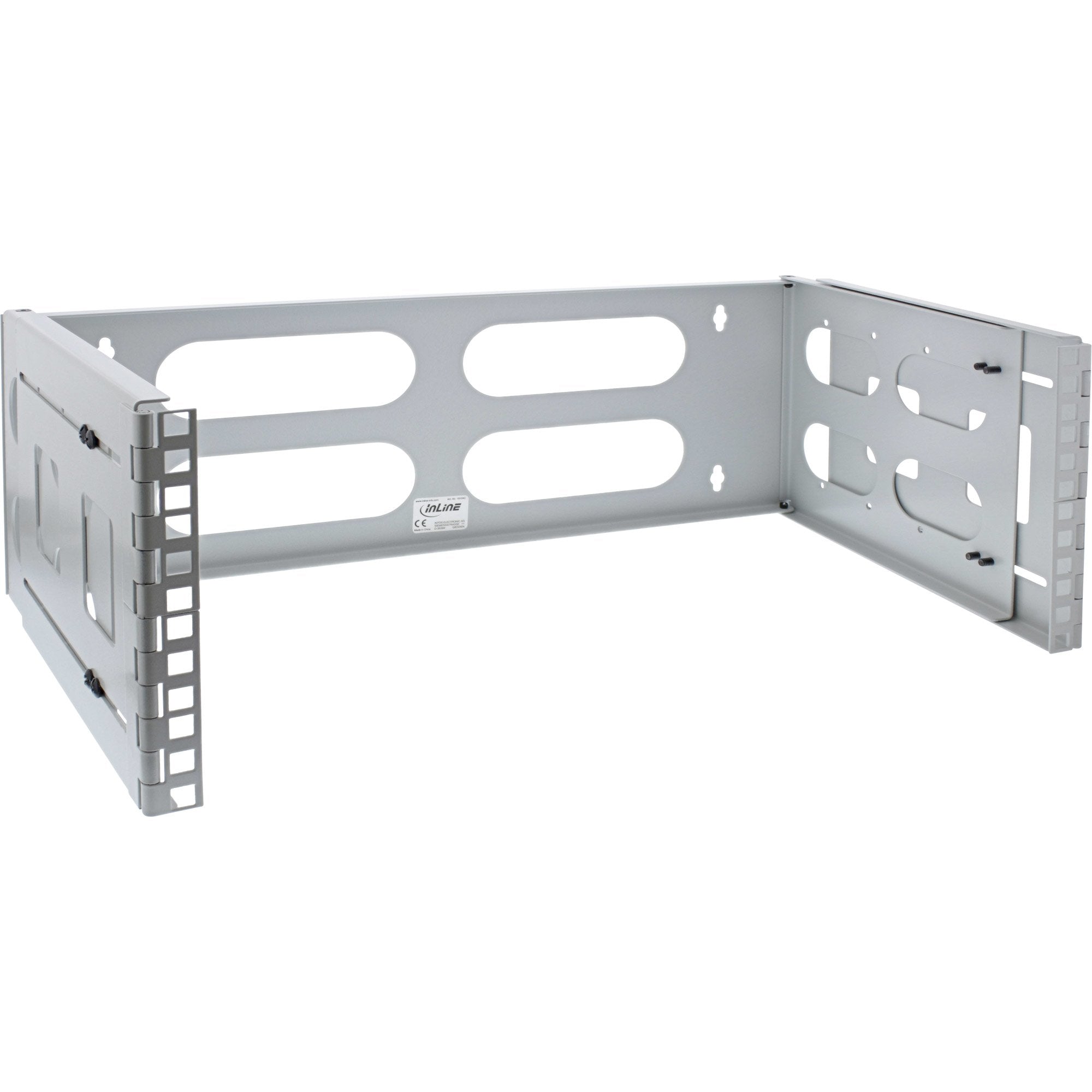Rack Plegable Inline De 19", 4u, 24-40 Cm De Profundidad, Gris