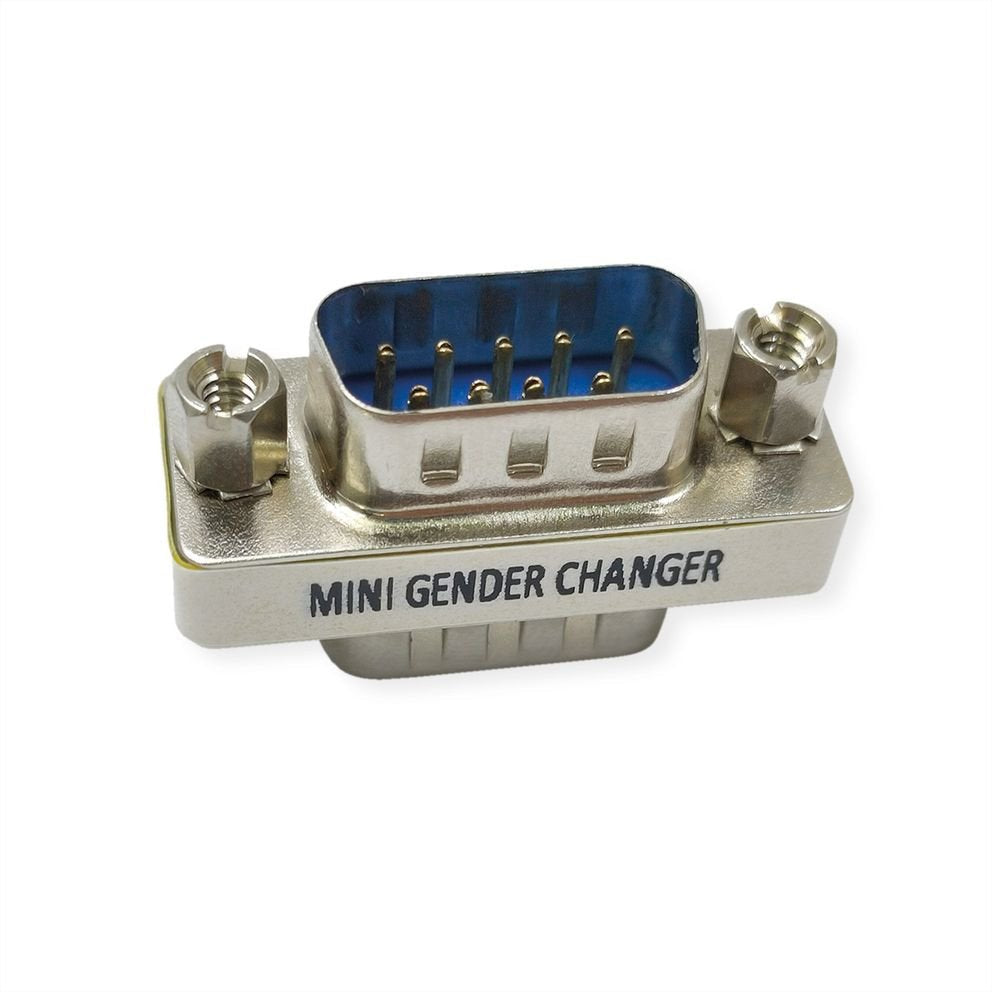 Value Mini Gender Changer, 9pol. Stecker-Stecker