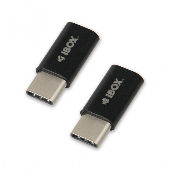 EAN 5901443054504 - iBox IAMCS2 cambiador de género para cable USB C micro-USB Negro imagen 3