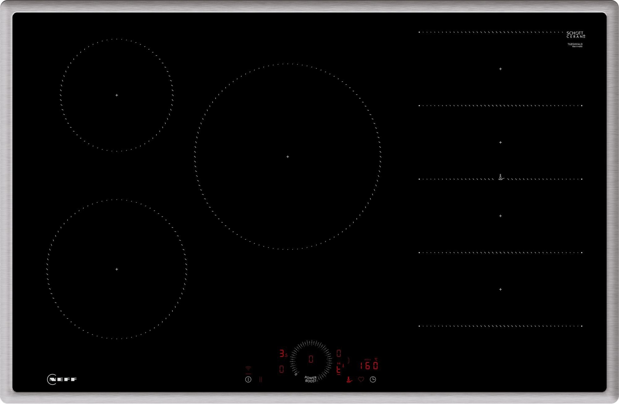 EAN 4242004273172 - Neff T68SHV4L0 hobs Negro Integrado 80 cm Con placa de inducción 5 zona(s) imagen 1