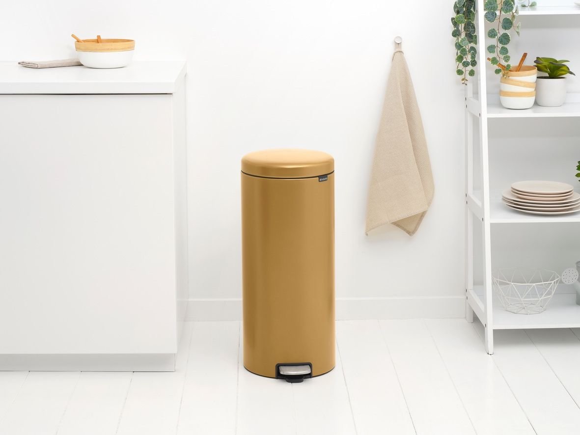 EAN 8710755238765 - Brabantia 238765 cubo de basura Alrededor Acero Oro imagen 5