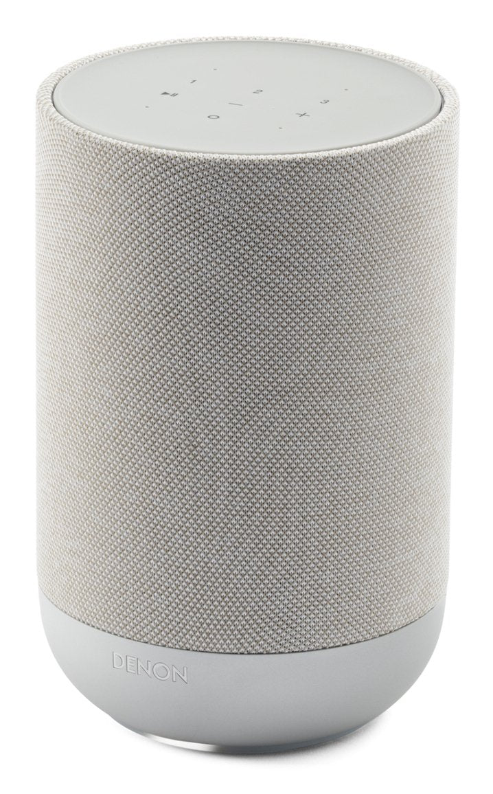 Denon Home 200 Silver Altavoz Inteligente Inalámbrico Con Tecnología Heos Y Sonido Dolby Atmos.