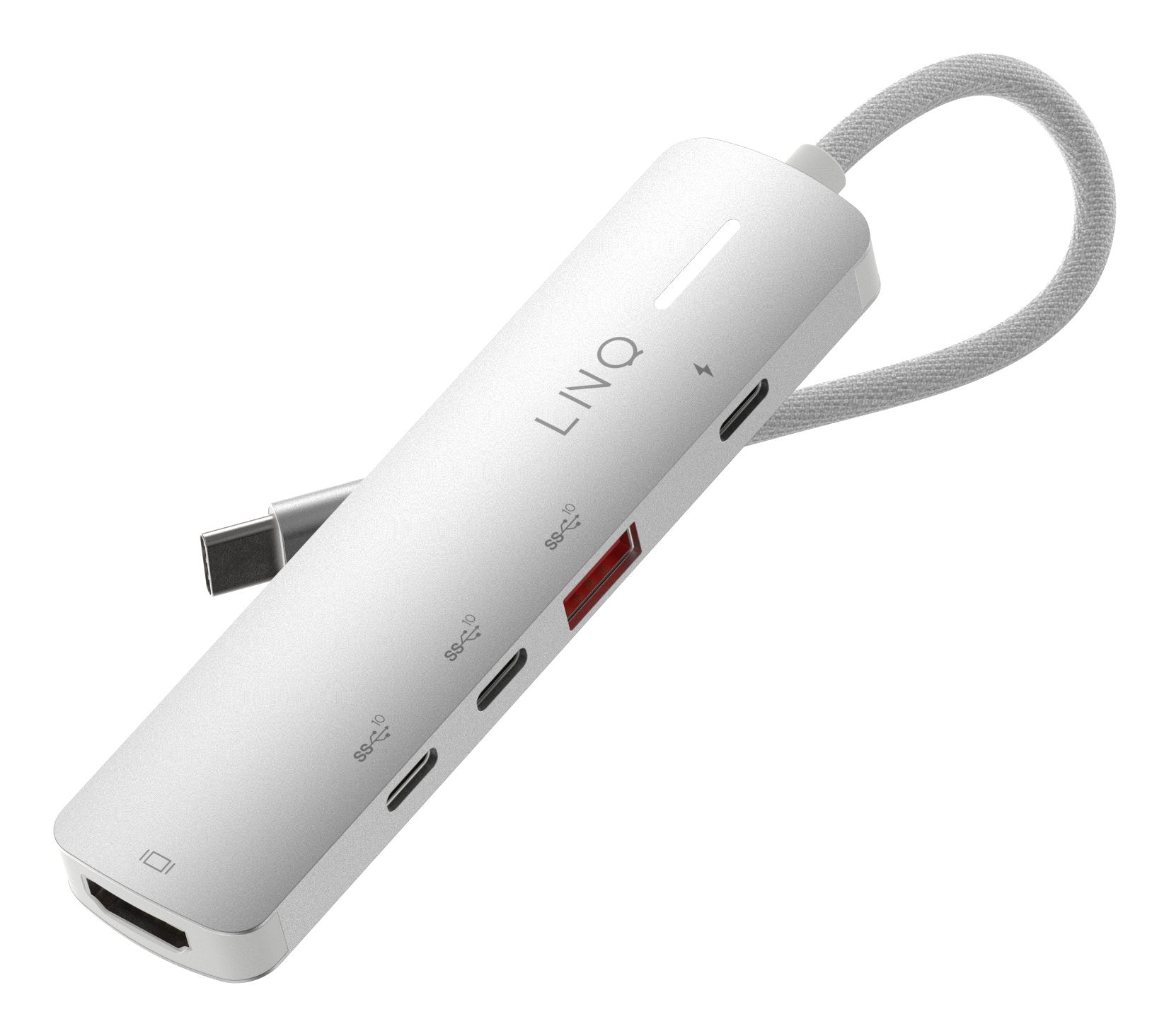 EAN 8720574622706 - LINQ LQ49051 base para portátil y replicador de puertos Alámbrico USB 3.2 Gen 2 (3.1 Gen 2) Type-C Gris, imagen 2
