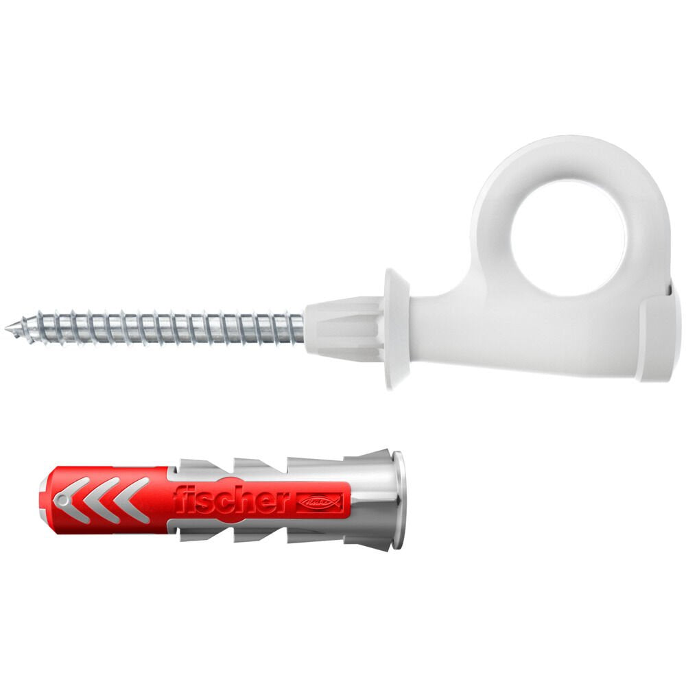 EAN 4048962405491 - Fischer 557927 tornillo de anclaje y taco 4 pieza(s) Juego de enchufes de pared y tornillos 40 mm imagen 2