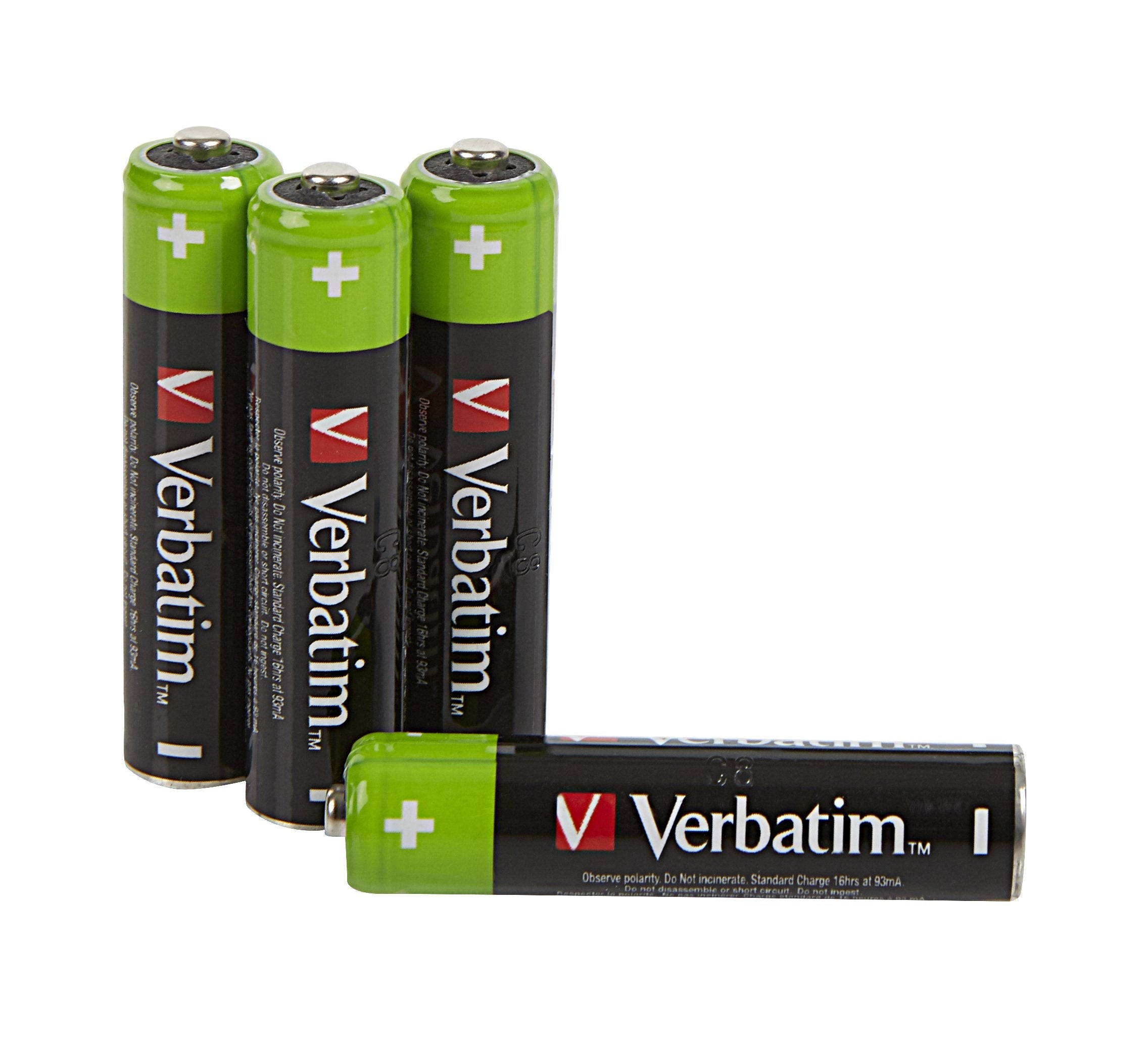 Verbatim Pilas Alcalinas Recargables Aaa - Hr03 - (Pack 4 Uds) (Sustituye 49942)