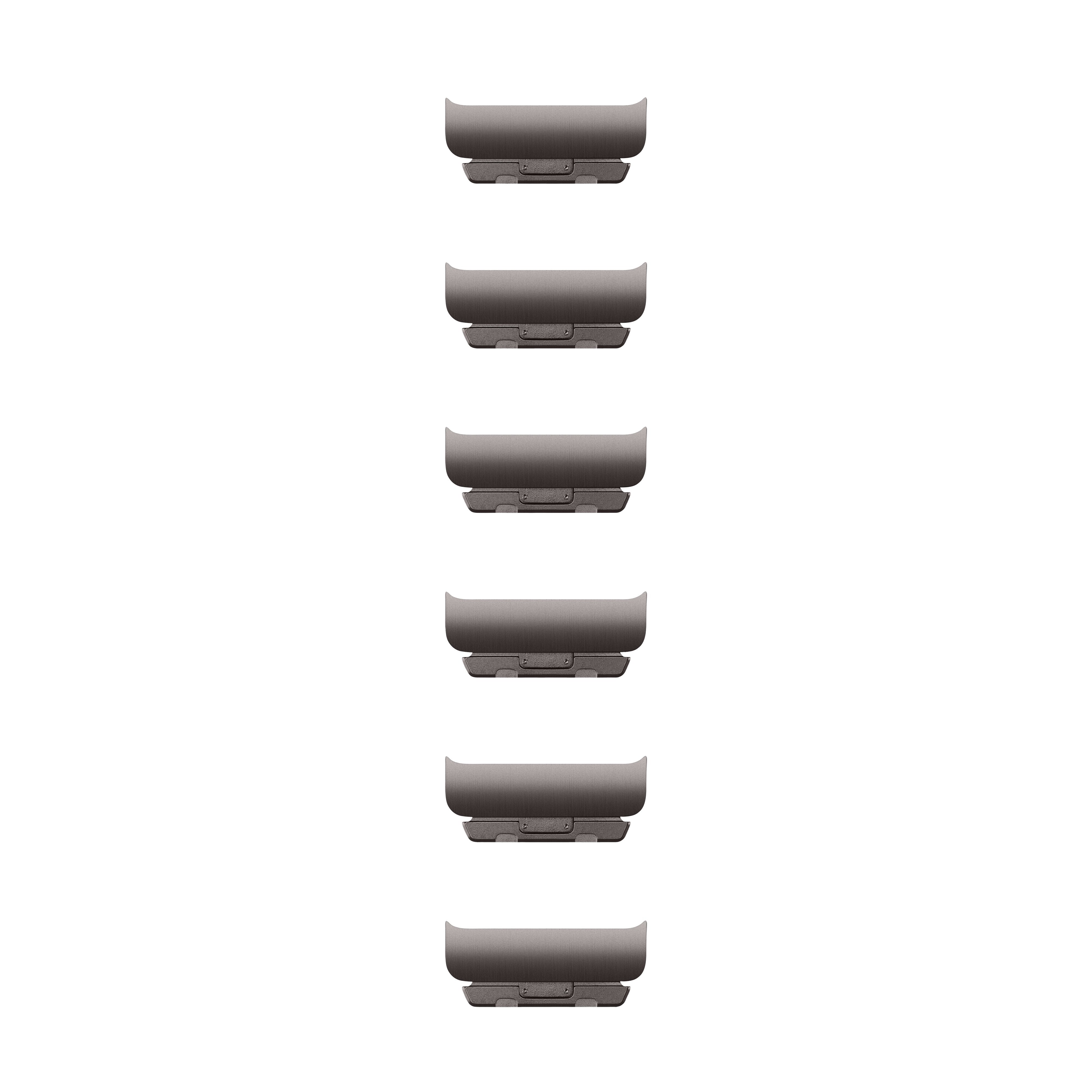 EAN 0195949658389 - Apple MXML3ZM/A Accesorios para dispositivos vestibles inteligentes Band extension Gris Acero inoxidable imagen 1