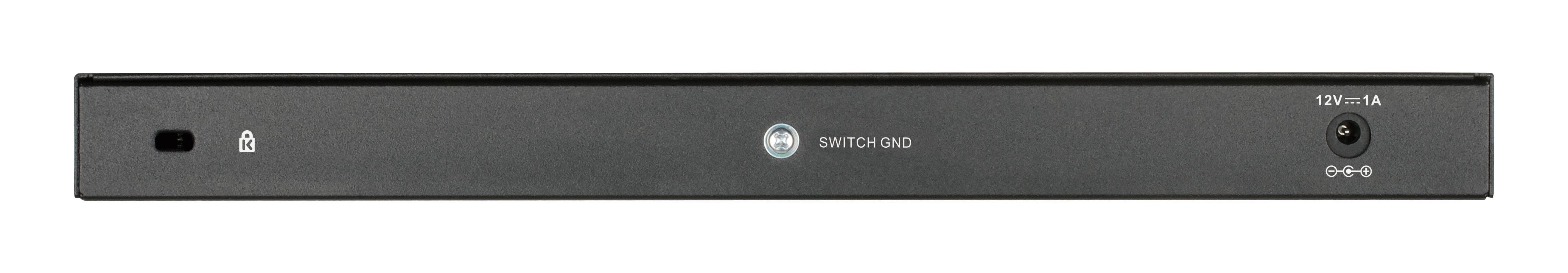 EAN 0790069455261 - D-Link DGS-1016S No administrado Gigabit Ethernet (10/100/1000) Negro imagen 3