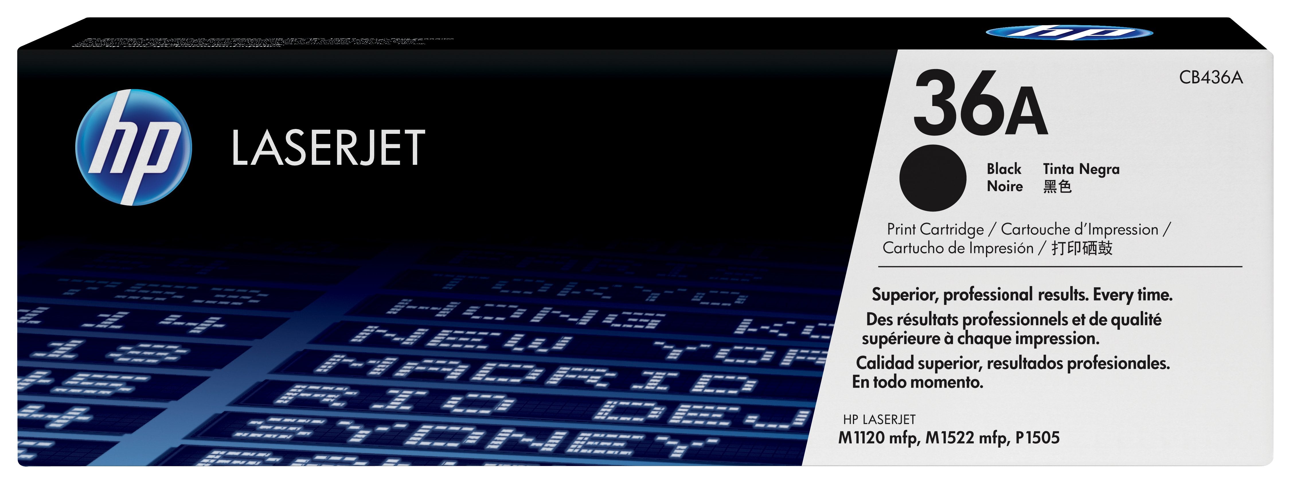 EAN 0882780905221 - HP 36A Black Original LaserJet Toner Cartridge cartucho de tóner 1 pieza(s) imagen 1