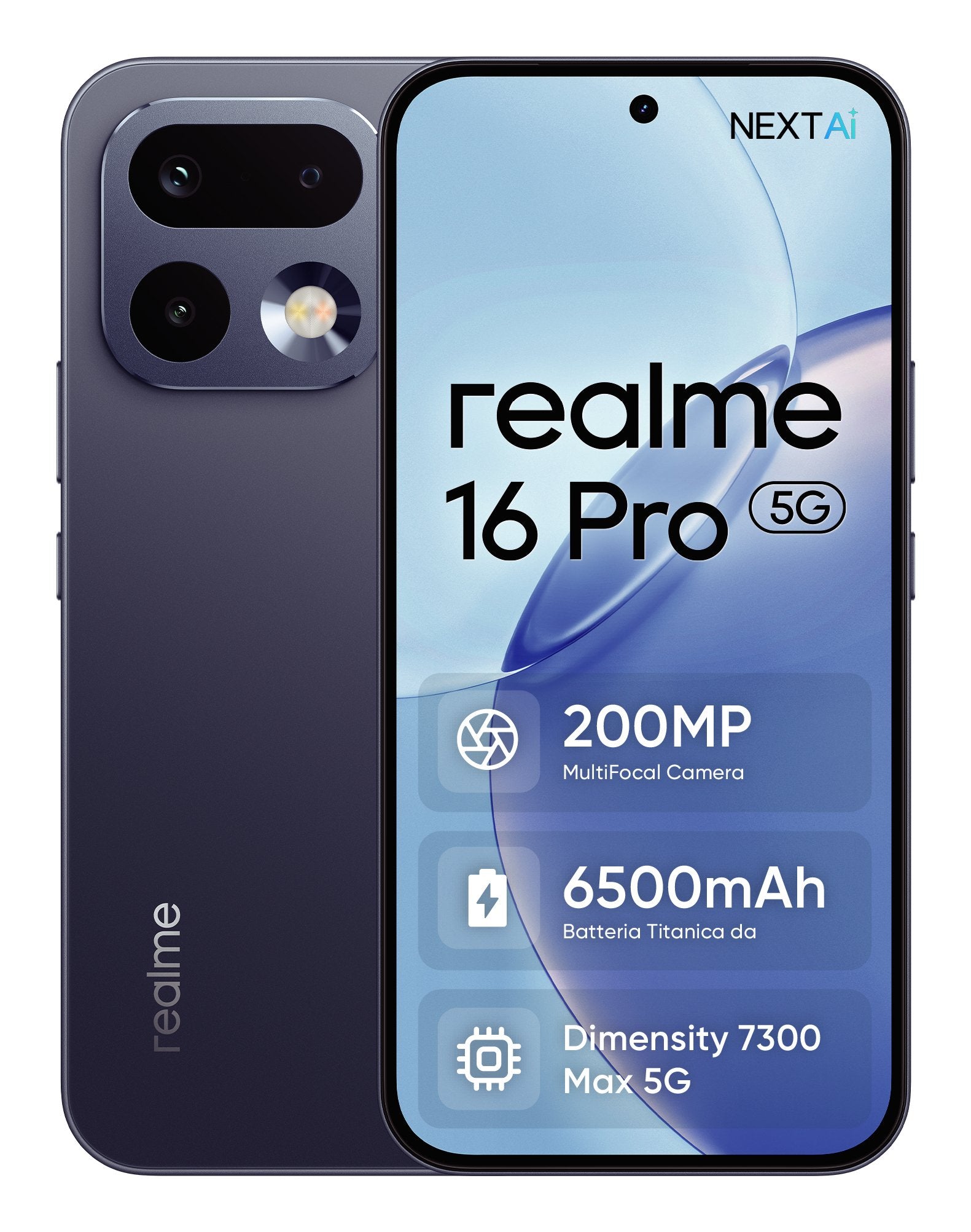 EAN 6941764482470 - realme 16 PRO 17,3 cm (6.8") SIM doble 5G 8 GB 256 GB 6500 mAh Gris imagen 2