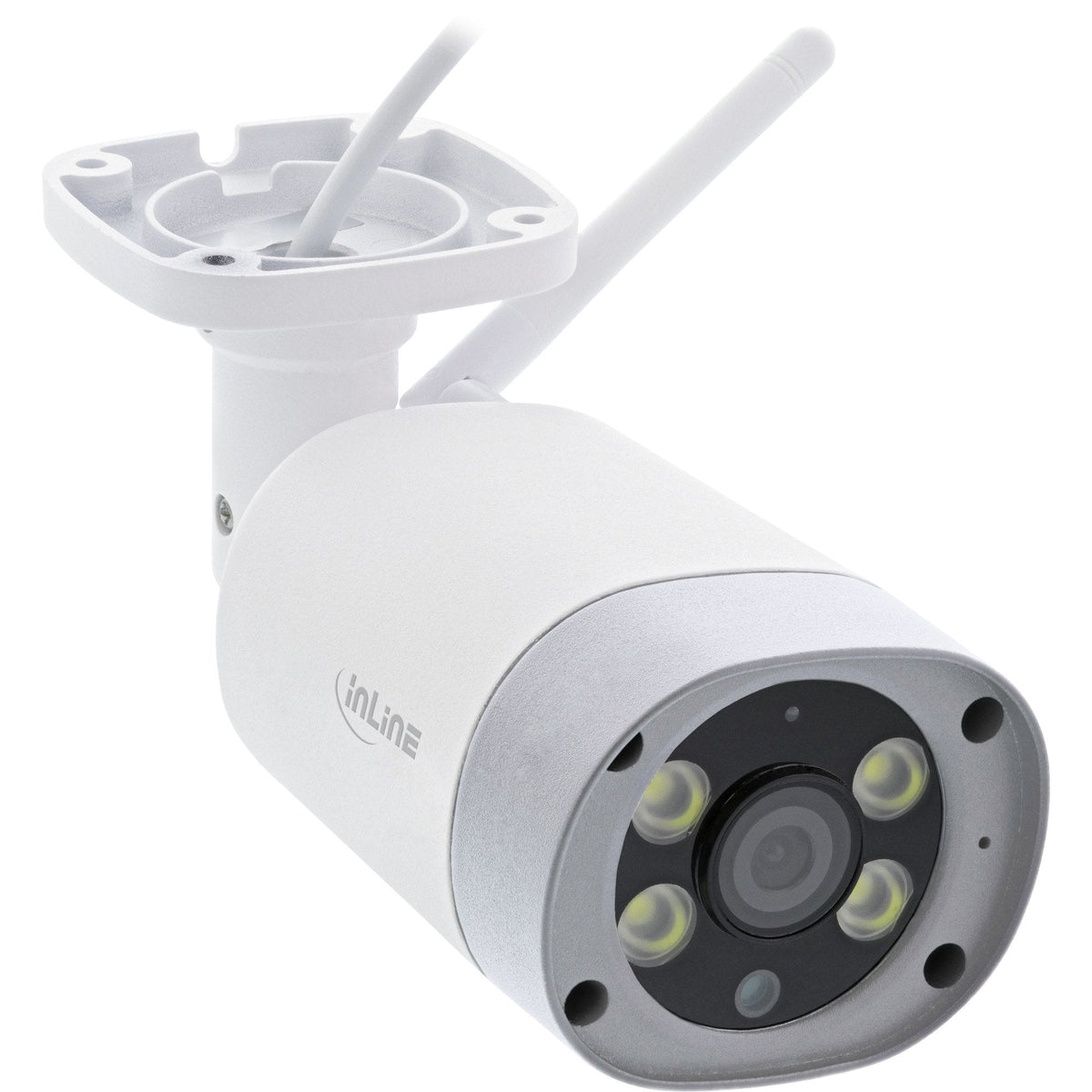 Cámara Exterior Inline Smart Home Hd Con Luces Led, Ip66