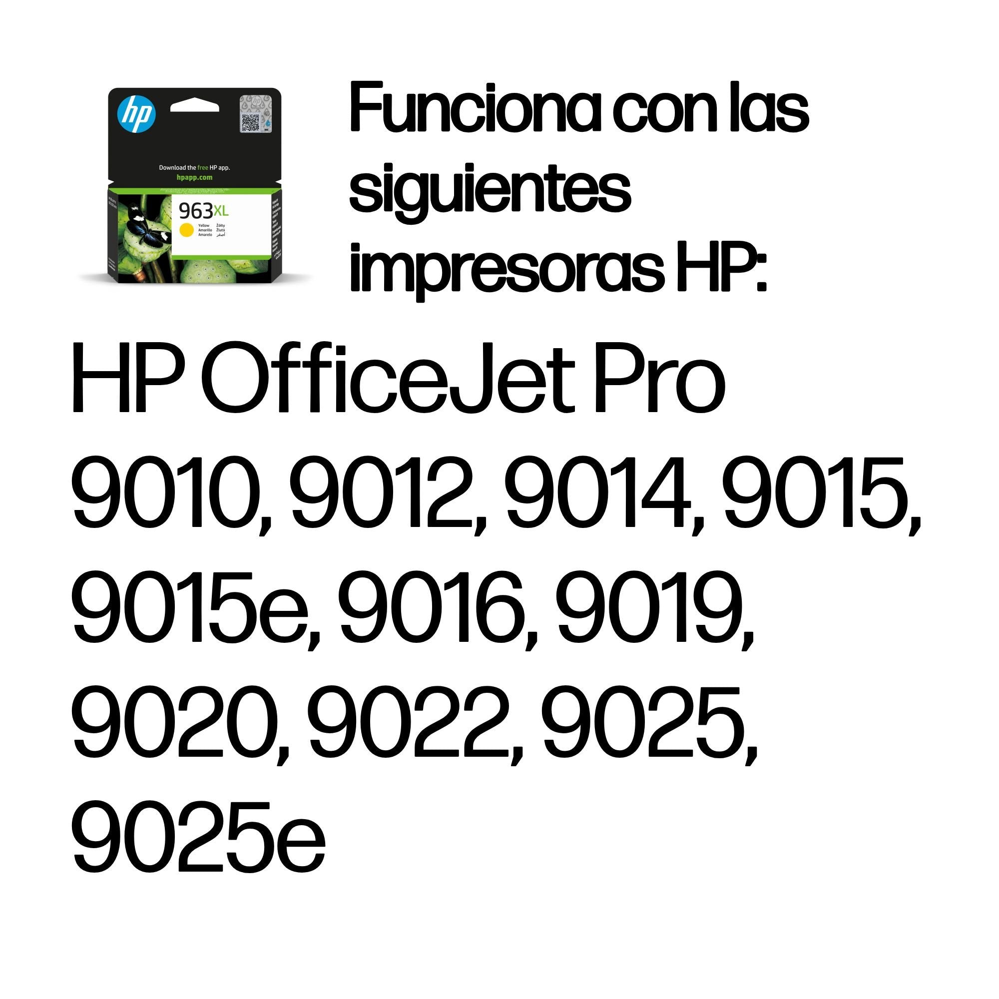EAN 0192545866606 - HP 963XL High Yield Yellow Original Ink Cartridge cartucho de tinta 1 pieza(s) Alto rendimiento (XL) imagen 2