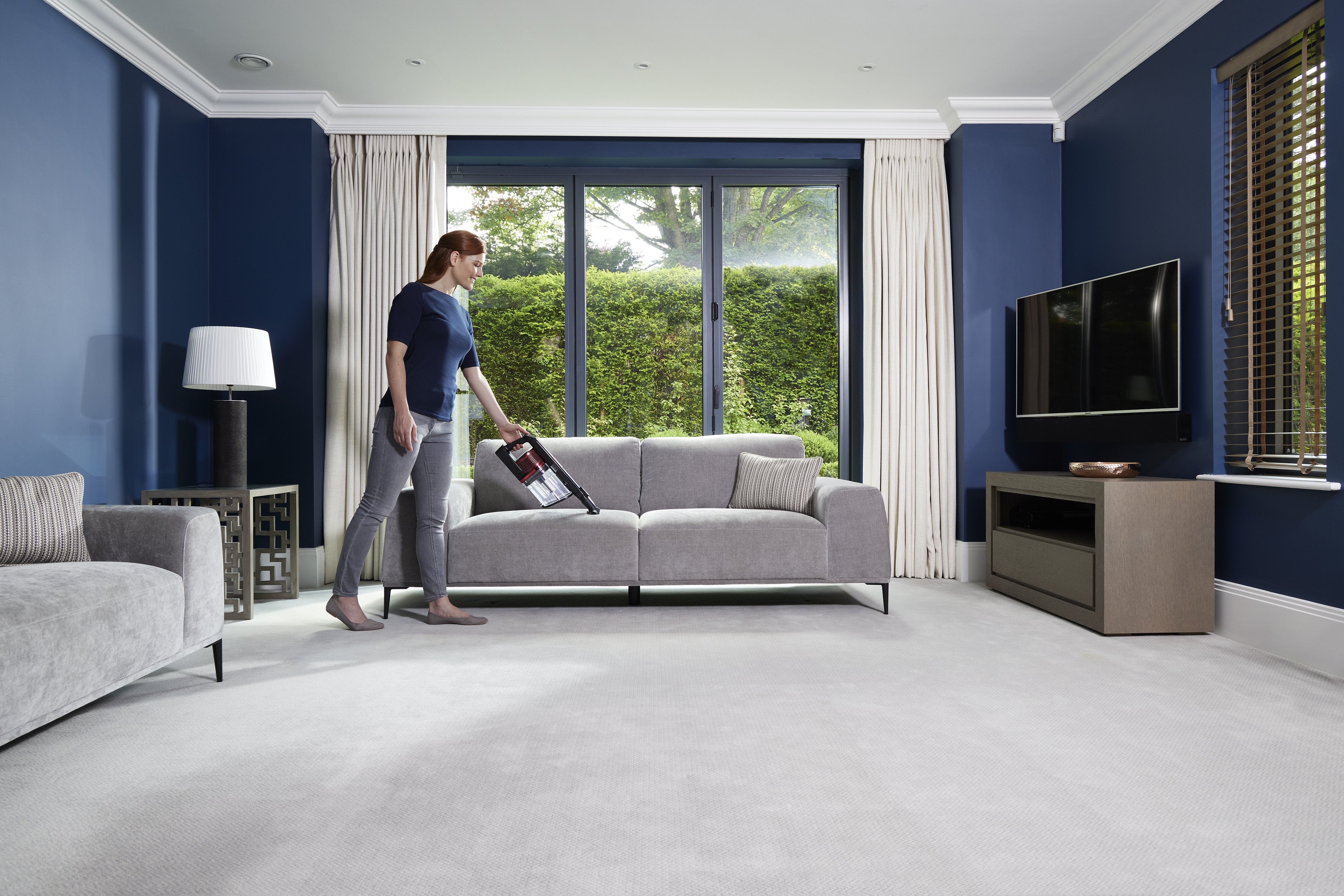 EAN 0622356243698 - Shark IZ300EUT aspiradora de pie y escoba eléctrica Aspiradora escoba 2 en 1 Batería Secar Sin bolsa Negr imagen 24