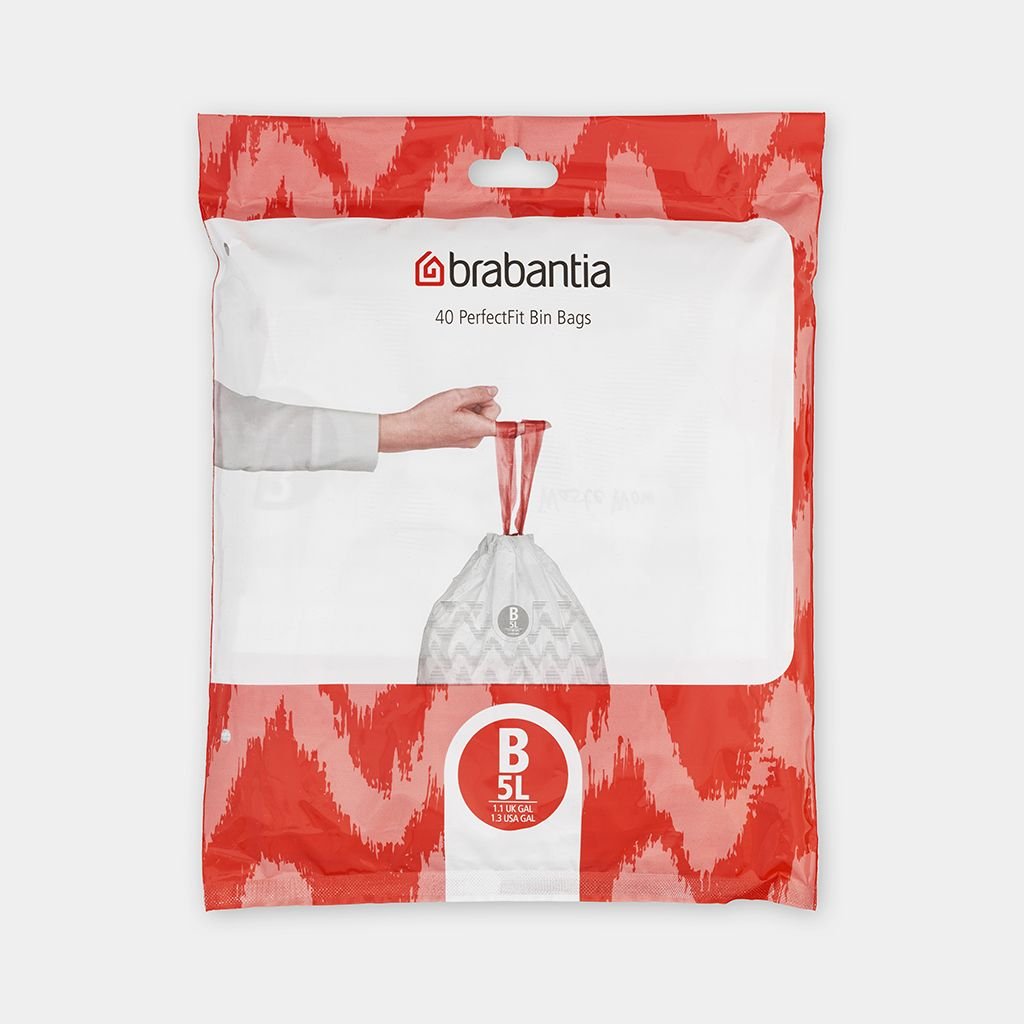 EAN 8710755137747 - Brabantia 137747 bolsa para basura 7 L Blanco 40 pieza(s) imagen 1
