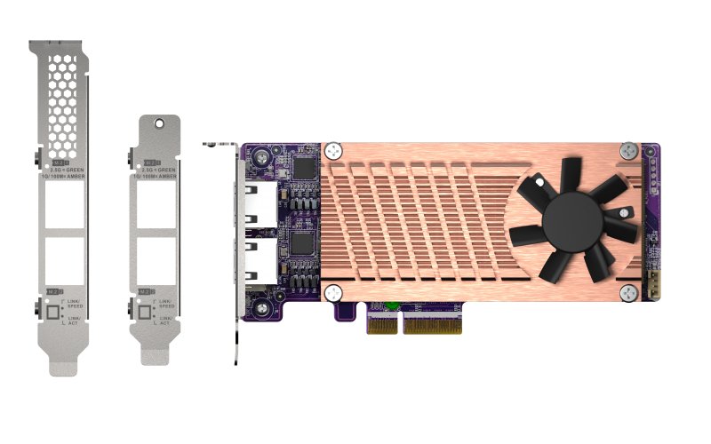 EAN 4713213519073 - QNAP QM2-2P2G2T adaptador y tarjeta de red Interno Ethernet 2500 Mbit/s imagen 1