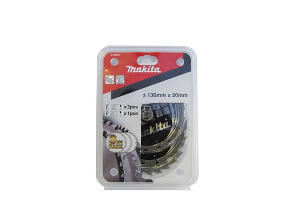 Makita Juego De Hojas De Sierra Circular B-33897, Juego De Hojas De Sierra B-33897