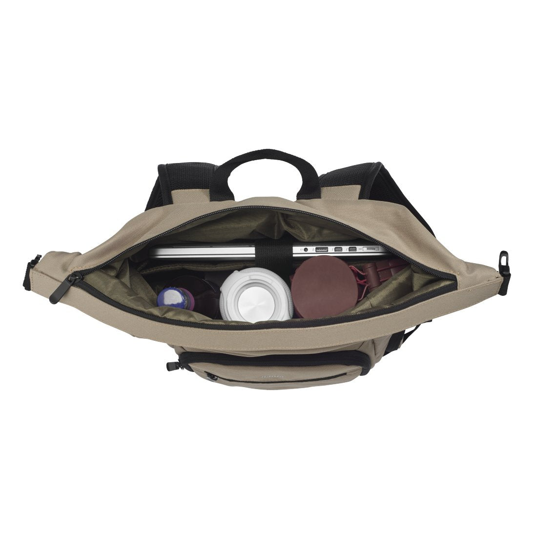 EAN 4047443499929 - Hama Terra 39,6 cm (15.6") Mochila Beige, Negro imagen 4
