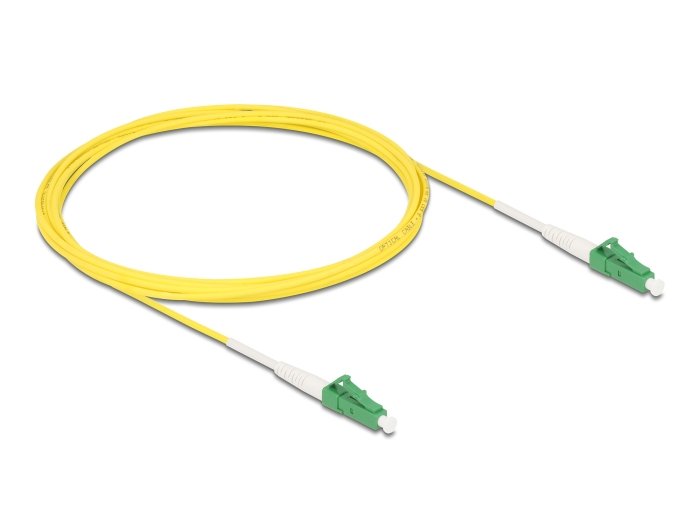 Delock Cable Lichtwellenleiter Lc-Apc Zu Lc-Apc Simplex Singlemode Os2 3 M