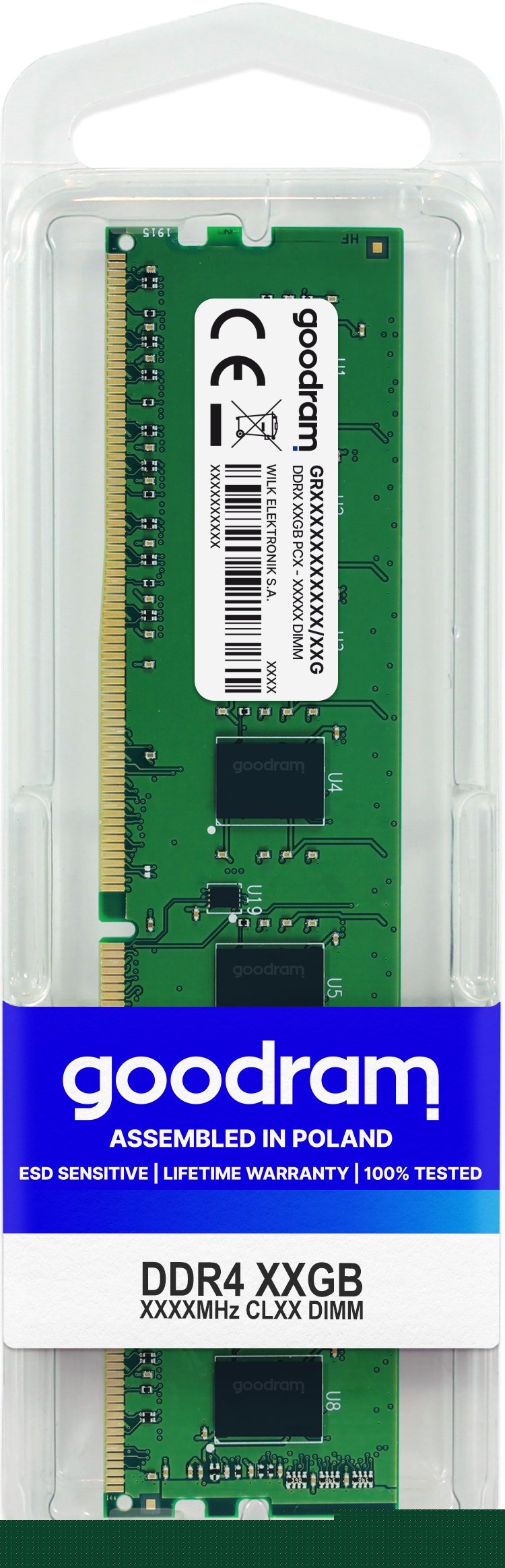 EAN 5908267940471 - Goodram GR2666D464L19S/8G módulo de memoria 8 GB 1 x 8 GB DDR4 imagen 1