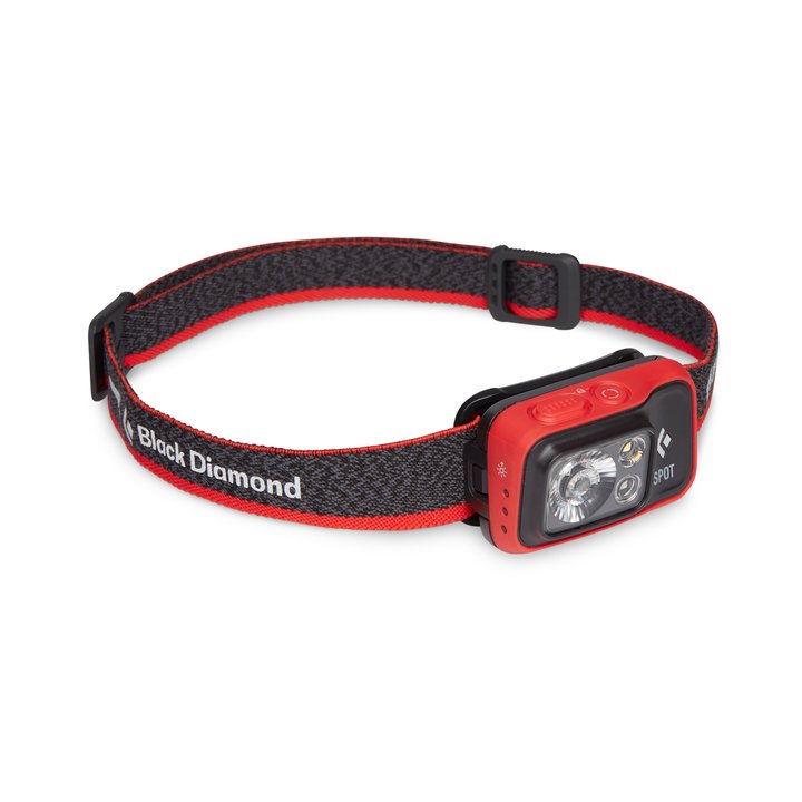 Linterna Frontal Black Diamond Spot 400 Negra Y Roja