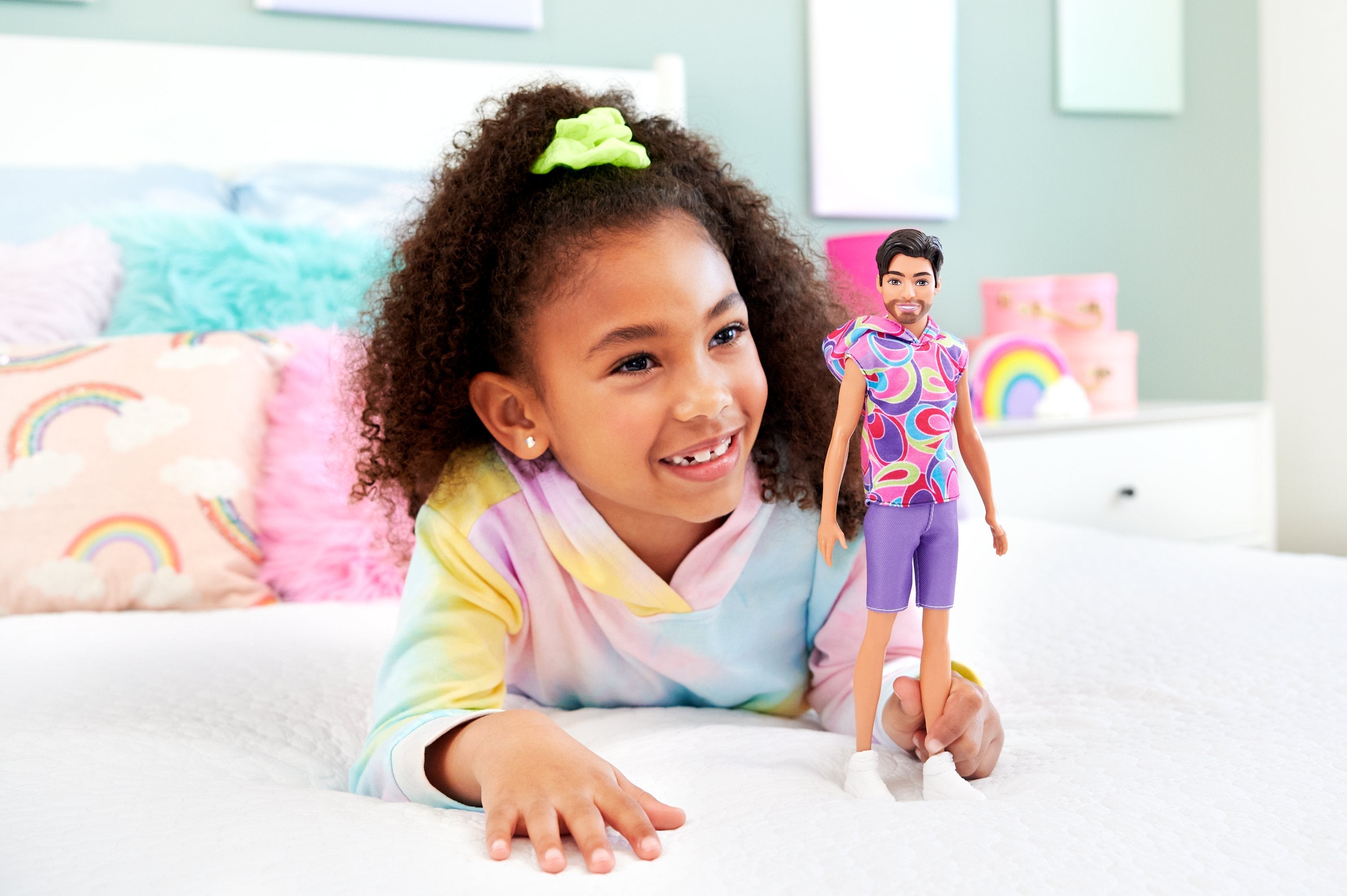 Muñeca Mattel Barbie Fashionistas Ken Totally Hair Hrh26