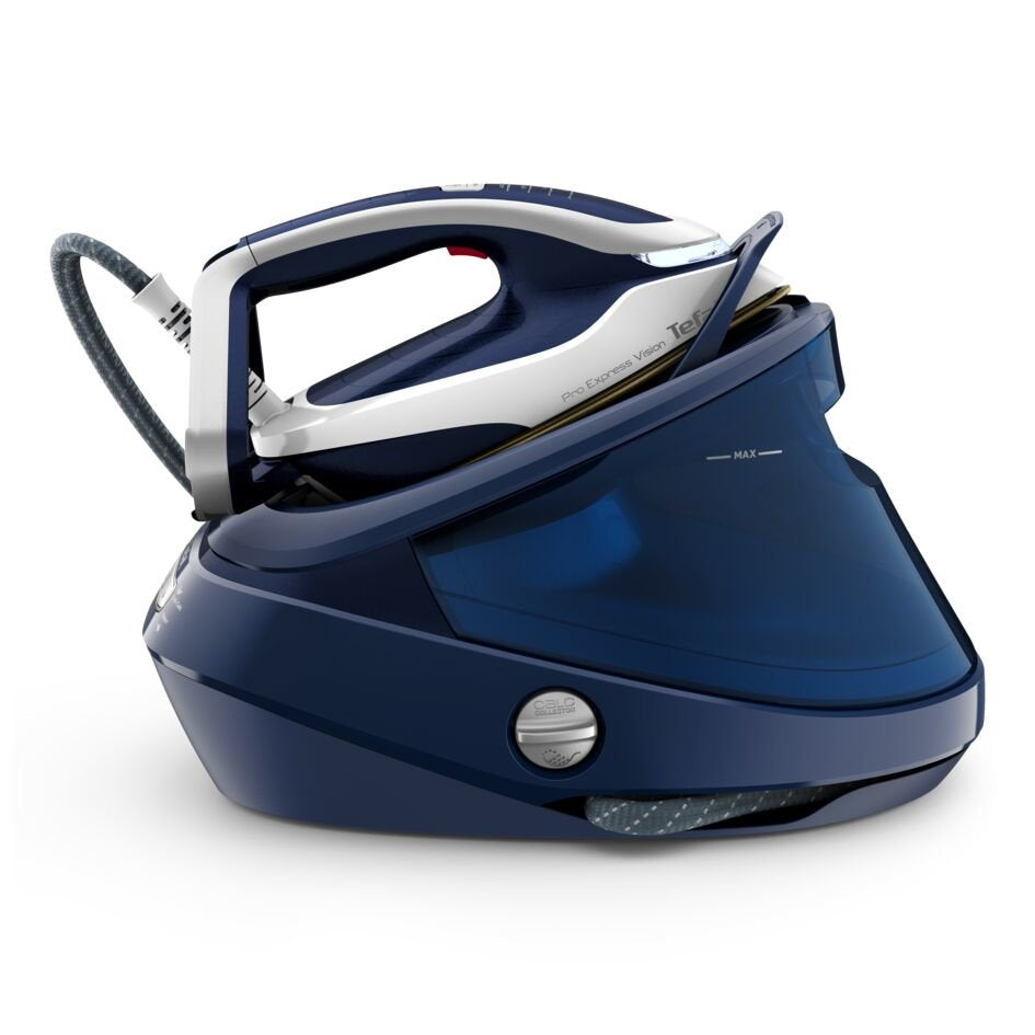 EAN 3121040082331 - Tefal Pro Express Vision GV9812 3000 W 1,1 L Durilium AirGlide Autoclean soleplate Azul, Blanco imagen 5