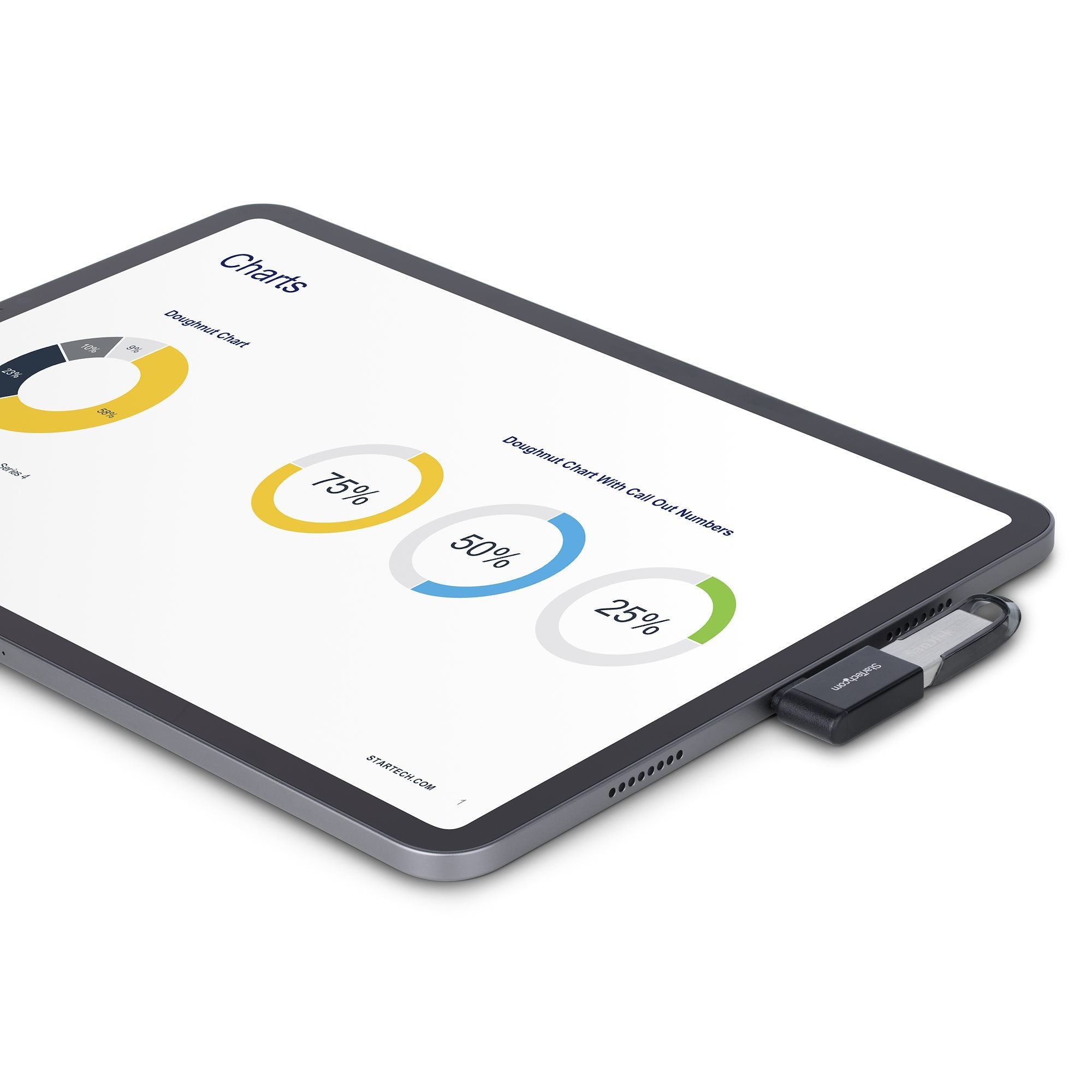 EAN 0065030911542 - StarTech.com USB31CAADGCPRA cambiador de género para cable USB Type-C USB Type-A Negro imagen 9