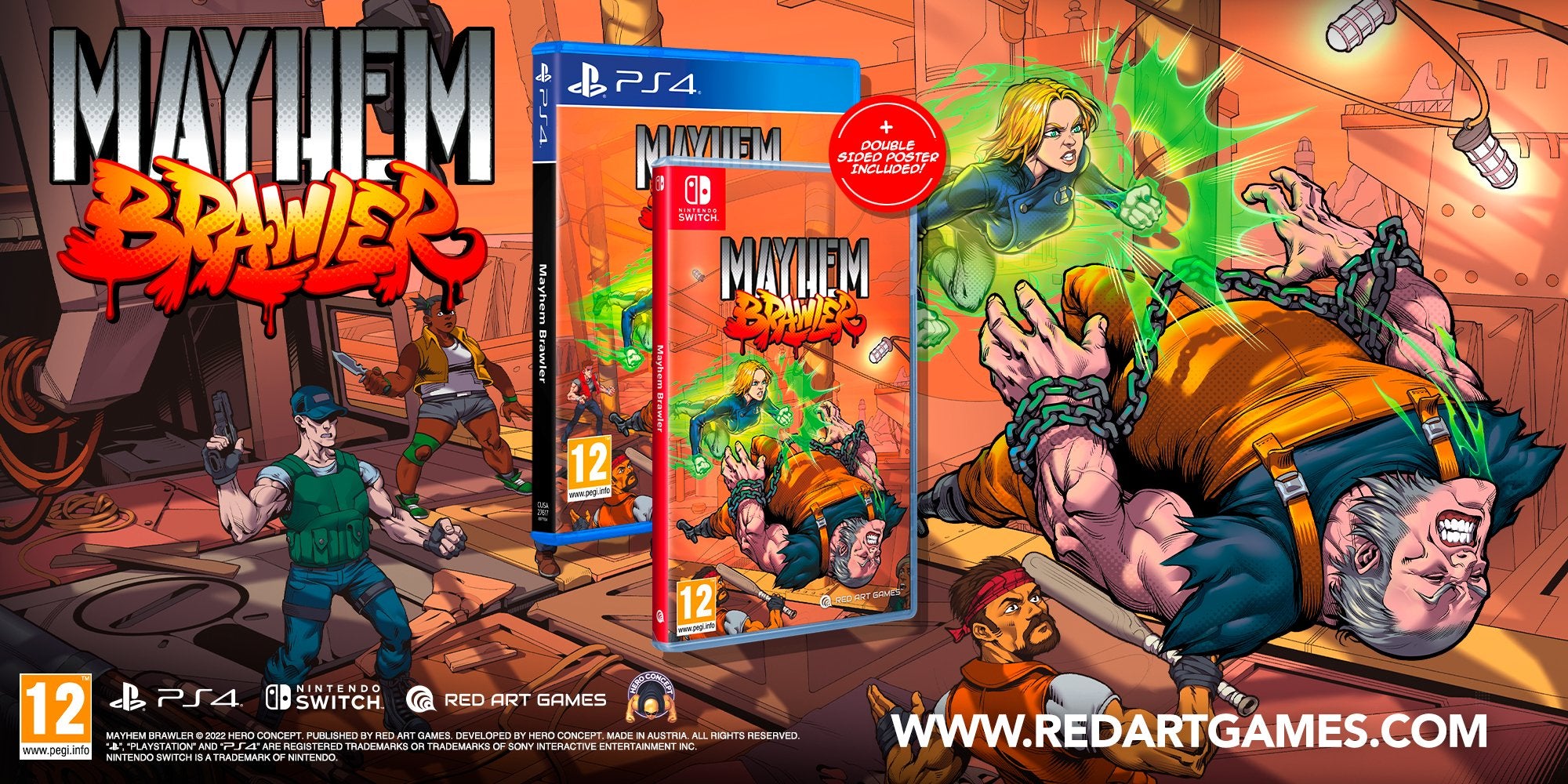 EAN 3760328372629 - Red Art Games Mayhem Brawler imagen 2