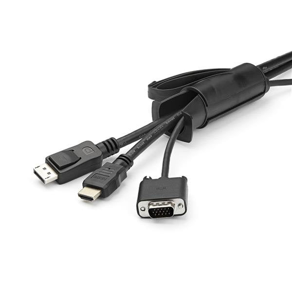 Startech Manga De 2,5m En Espiral Para Gestión De Cableado Con Diámetro De 25mm