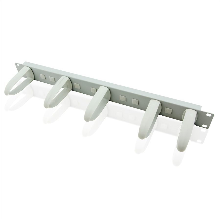 Value 48,26cm 19zoll-Frontplatte 1he Mit 5 Cablesen Grau