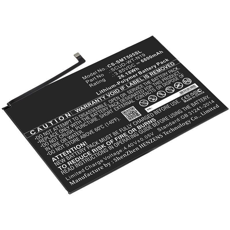 Battery 26.18wh Li-Pol 3.85v 6800mah Black For Samsung