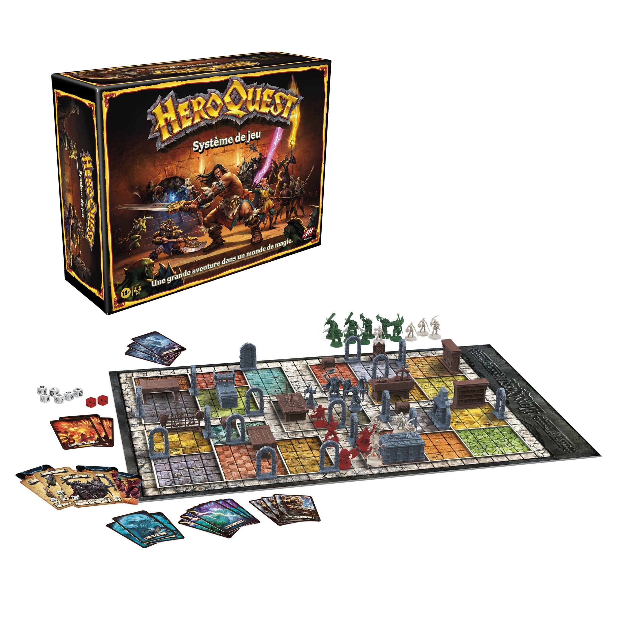 Juego De Mesa Heroquest Aventuras En Mazmorras Avalon Hill Espaol