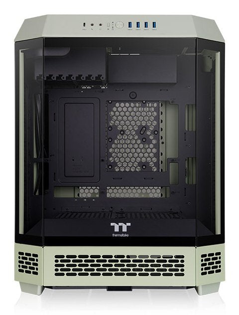 Caja Pc Thermaltake The Tower 600 Verde Claro, Vidrio Templado X 3 Ca-1z1-00mewn-00