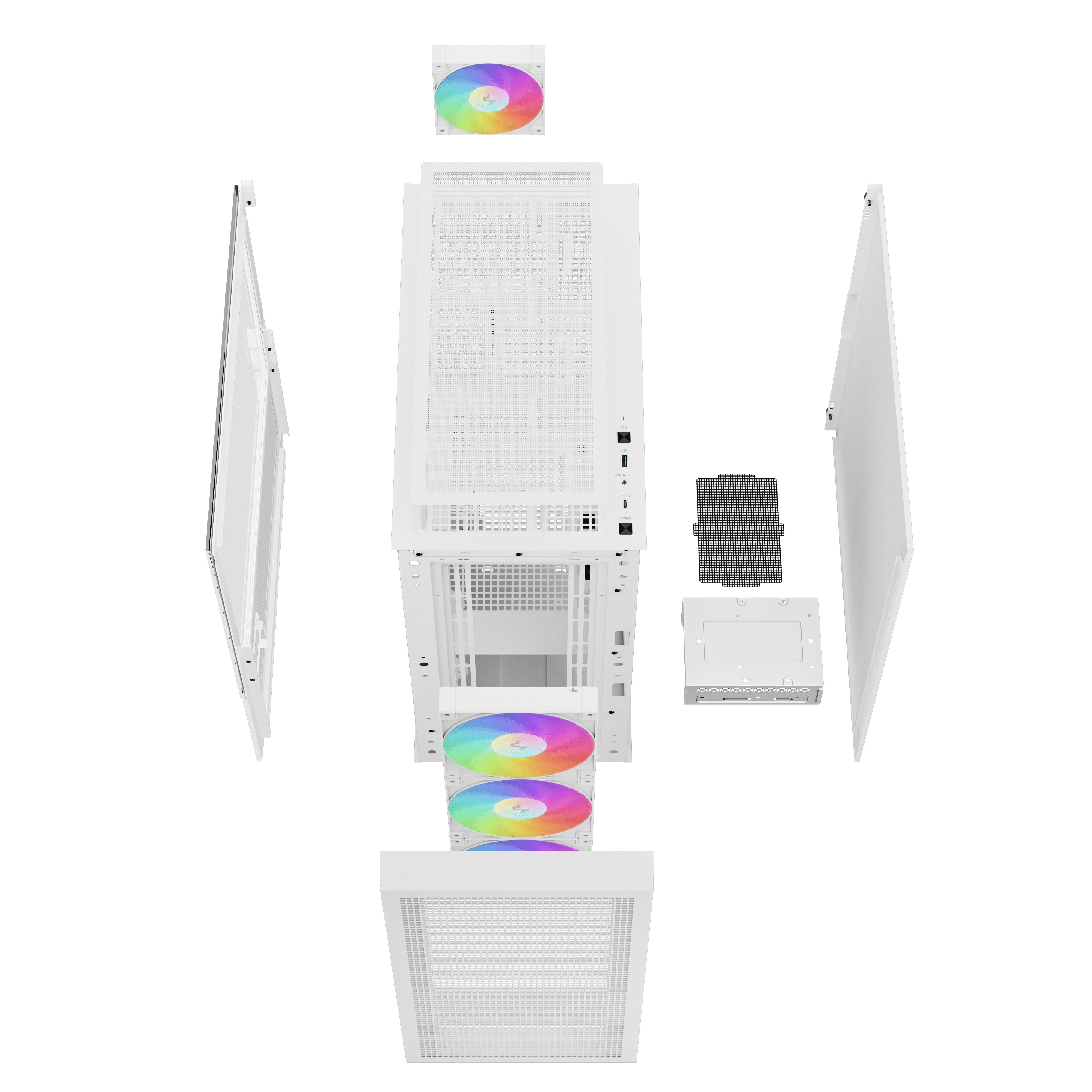 EAN 6933412774877 - DeepCool CH560 DIGITAL WH Midi Tower Blanco imagen 14