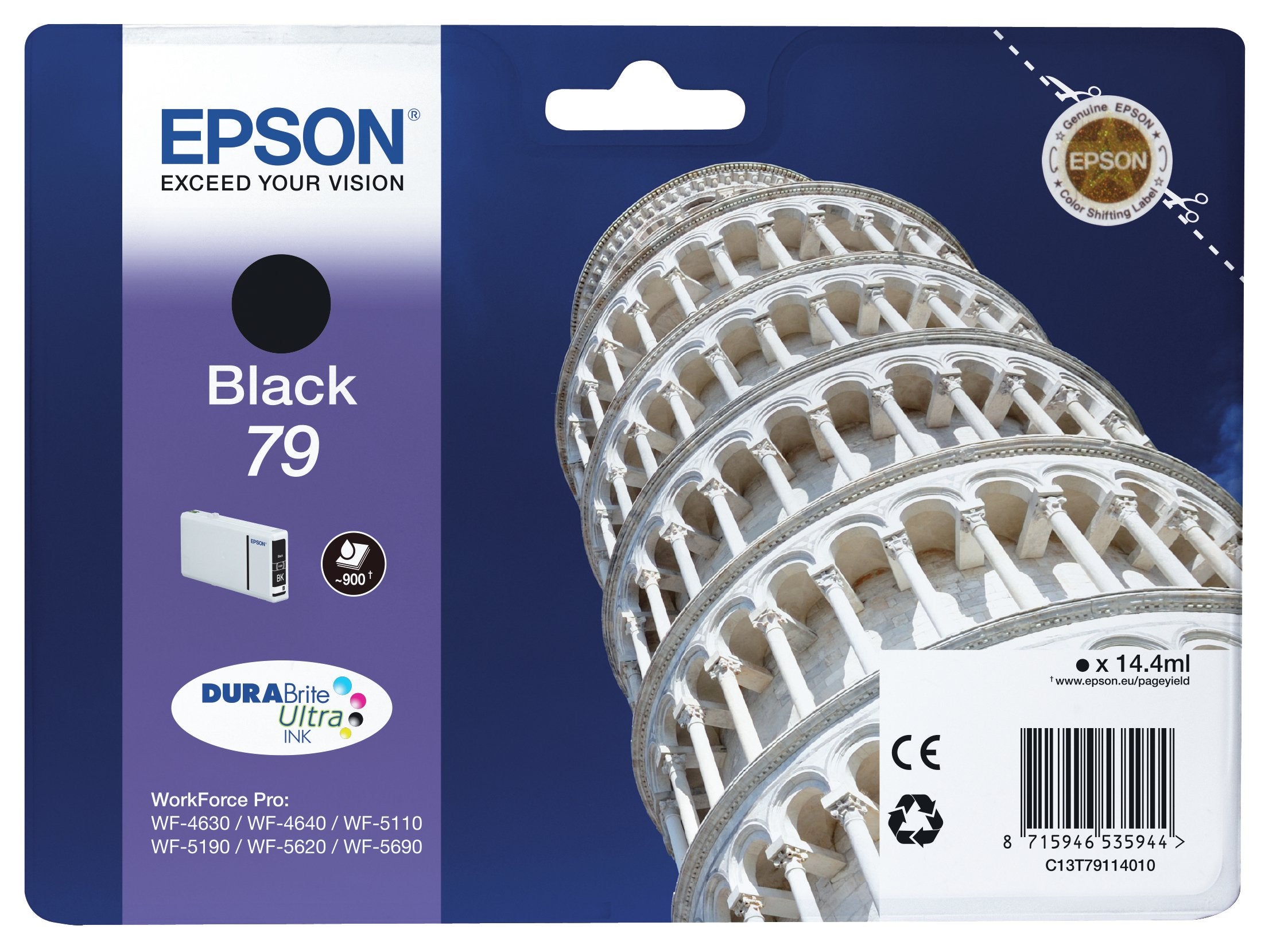 EAN 8715946535944 - Epson Tower of Pisa 79 cartucho de tinta 1 pieza(s) Original Rendimiento estándar imagen 1
