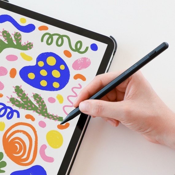 Mobilis 001090 Lápiz Digital Negro Stylus For Tablet