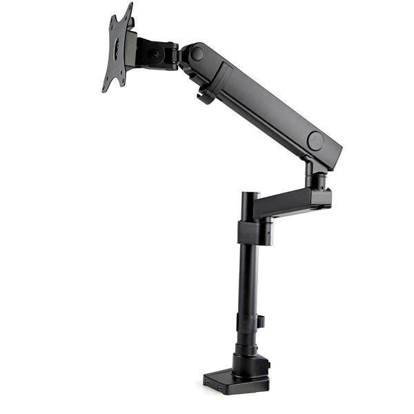 EAN 0065030888349 - StarTech.com ARMPIVOT2USB3 soporte para monitor 86,4 cm (34") Escritorio Negro imagen 1