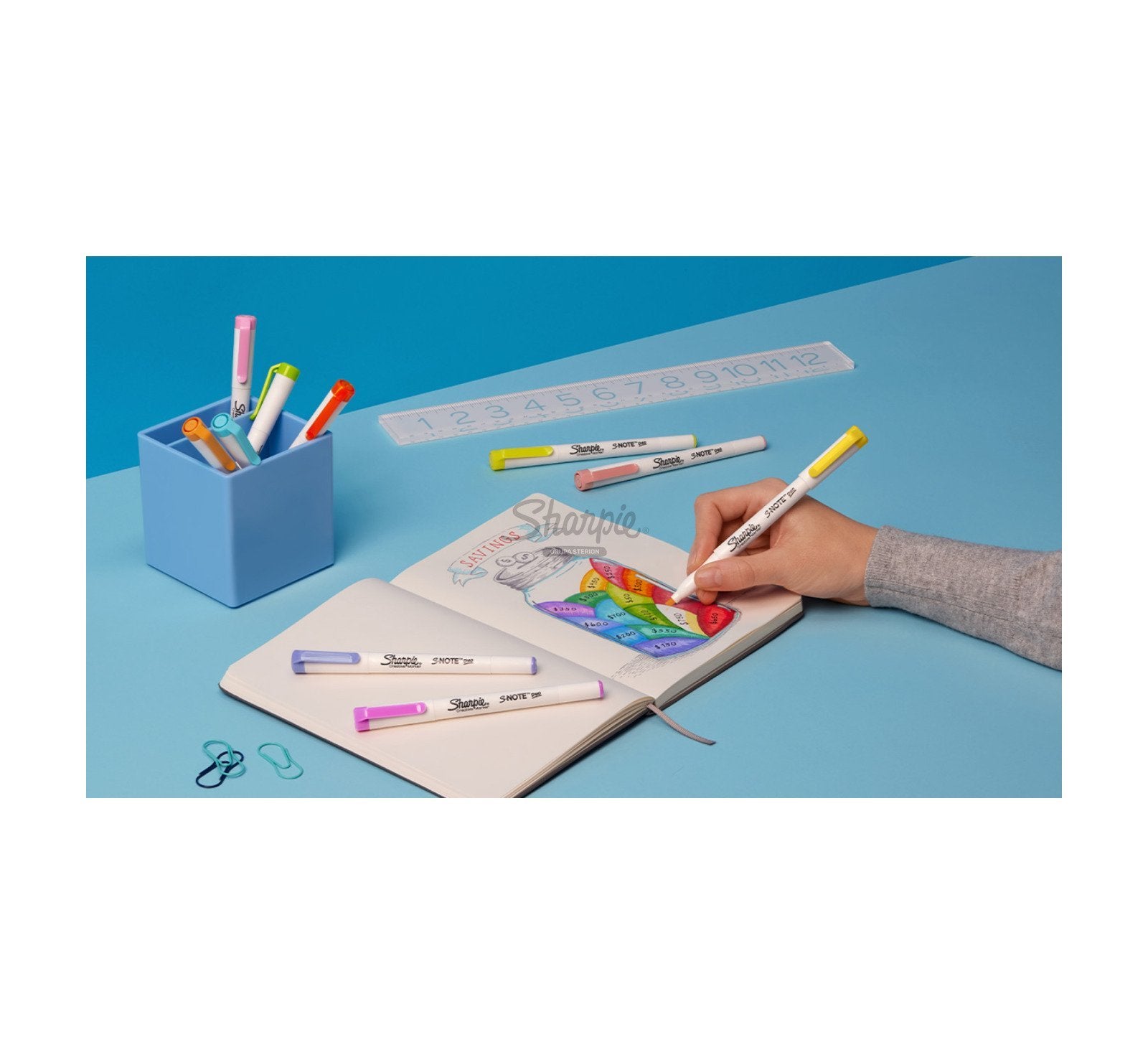 Sharpie Rotuladores Creativos S-Note Duo Estuche De 16 C/Surtidos