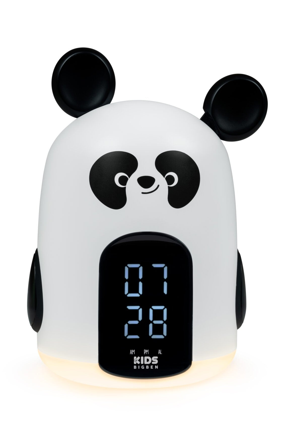 Bigben Kids Despertador Luz Nocturna Tactil - Alarma Programable - 3 Sonidos - Intensidad De Luz Ajustable - Pantalla