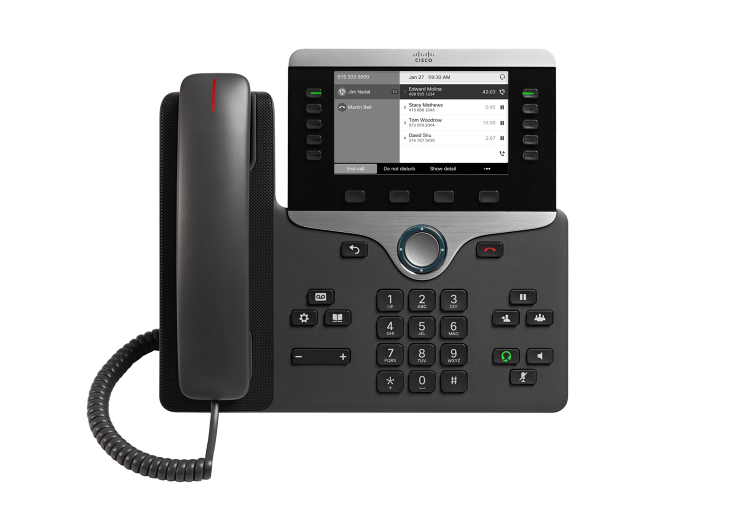 Cisco 8811 Teléfono Ip Negro Terminal Con Conexión Por Cable Lcd