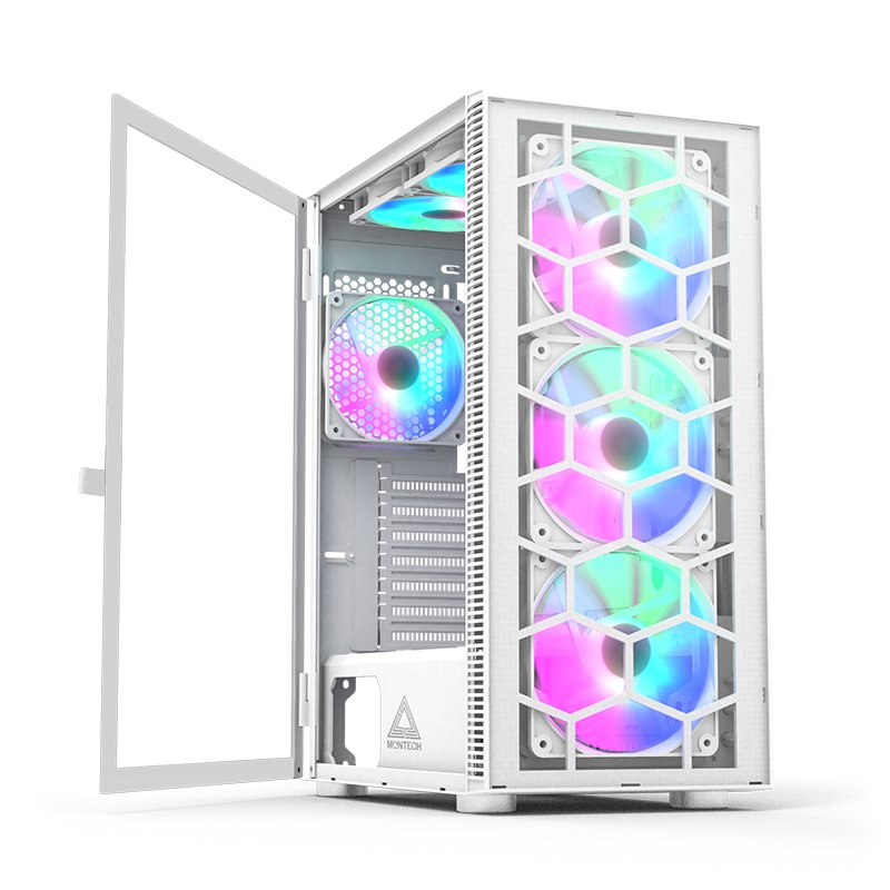 EAN 4710562745238 - Montech X3 GLASS Midi Tower Blanco imagen 6