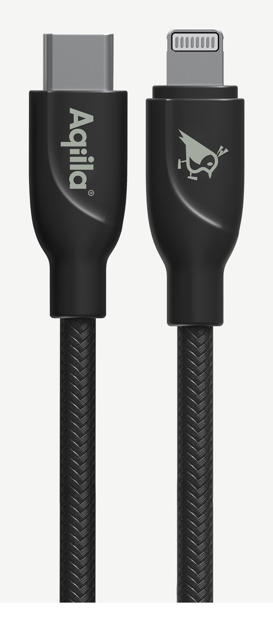EAN 8716778931850 - Aqiila Cablebird CB21 cable USB USB 2.0 1 m Lightning USB C Negro imagen 2