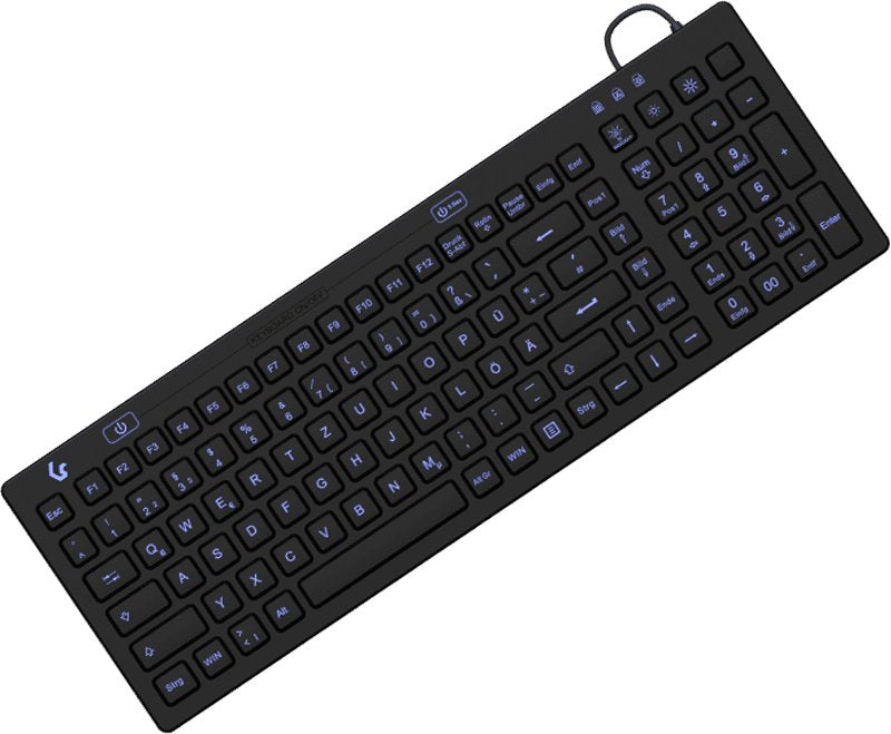 Keysonic Industrial-Tas, Silicona, Ip68,Bk, Ksk-6031inel-B(De)