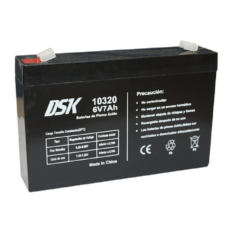 EAN 8420738103200 - DSK 10320 batería para sistema ups Sealed Lead Acid (VRLA) 6 V 7 Ah imagen 1