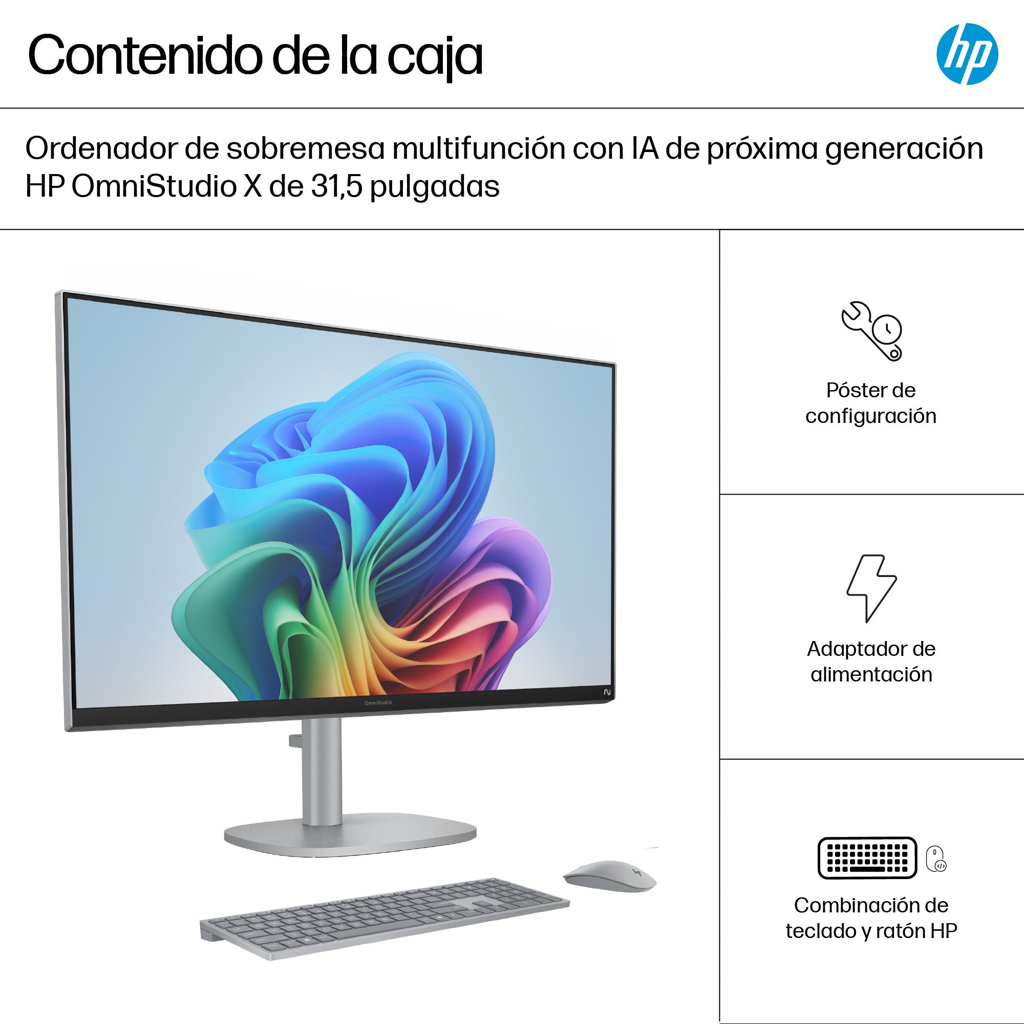 EAN 199896764988 - HP OmniStudio X All-in-One Desktop Next Gen AI 32-c1009ns PC Copilot+ PC Intel Core Ultra 7 258V 80 cm (31 imagen 5
