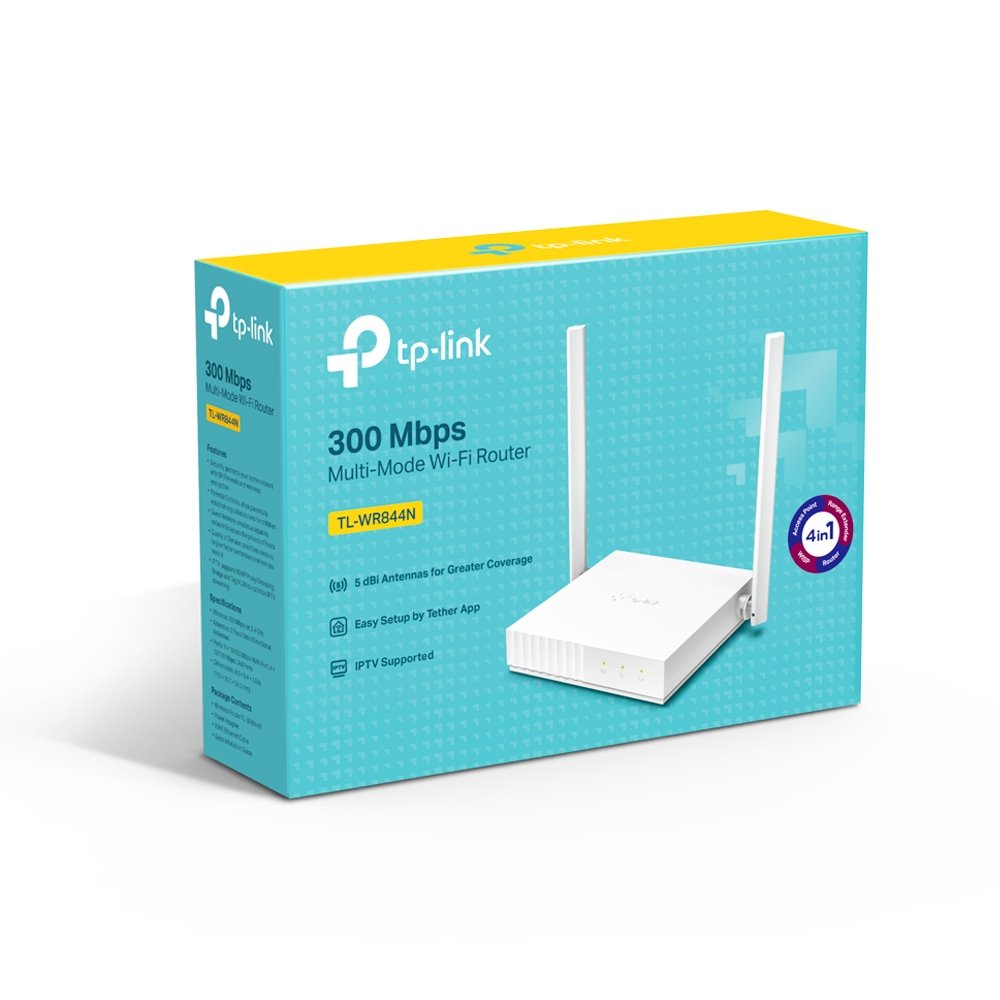 EAN 6935364088880 - TP-Link TL-WR844N router inalámbrico Ethernet rápido Banda única (2,4 GHz) Blanco imagen 4