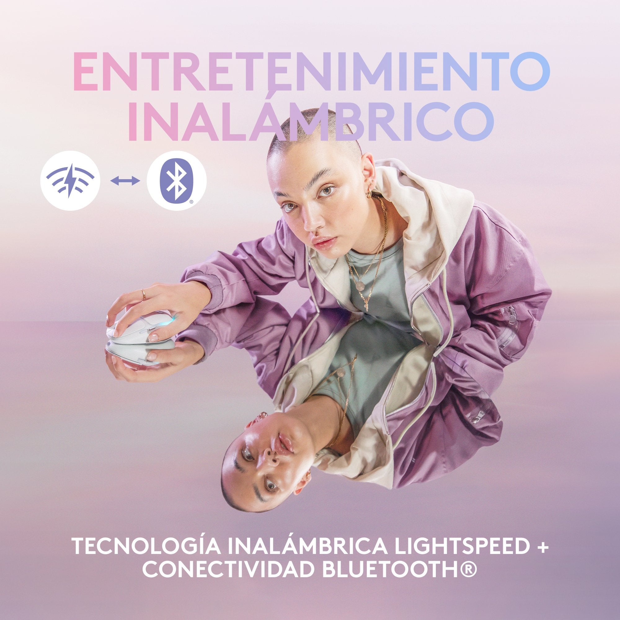 EAN 5099206098244 - Logitech G 910-006368 ratón Juego mano derecha RF Wireless + Bluetooth Óptico 8200 DPI imagen 7