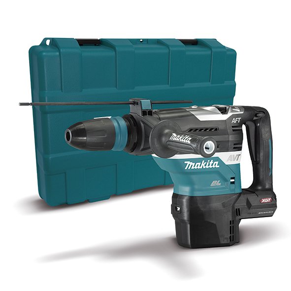 Makita Martillo Combinado Inalámbrico Hr005gz01 Xgt, Sds-Max, 40 Voltios, Hr005gz01