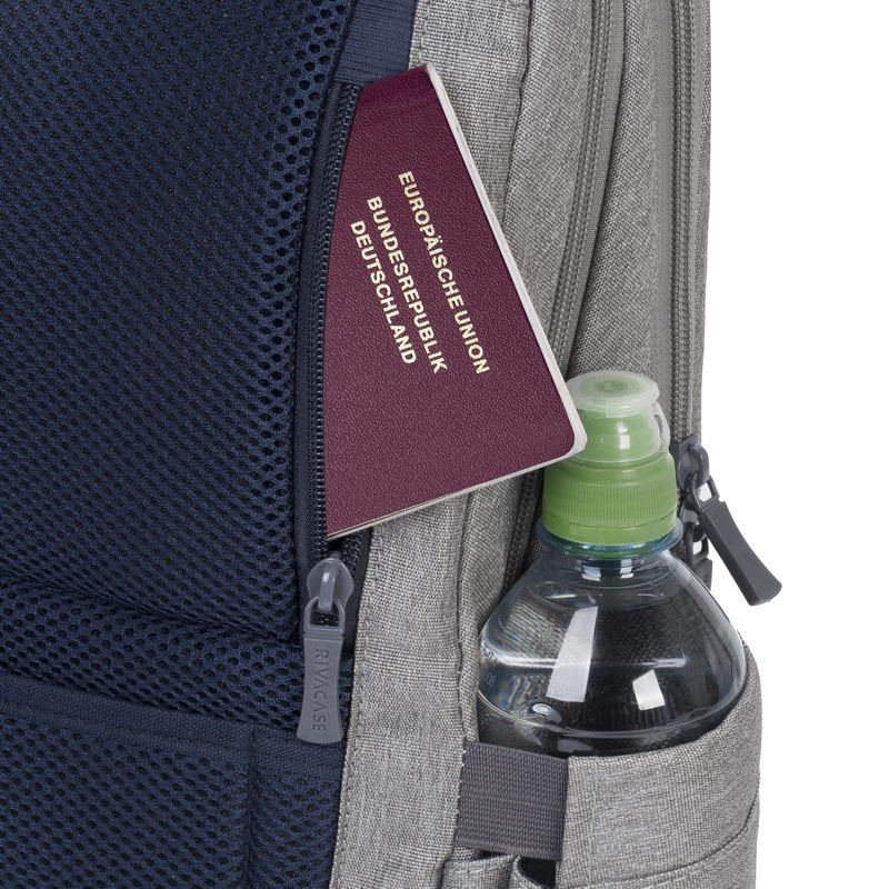 Rivacase 7760 Maletines Para Portátil 39,6 Cm (15.6") Funda Tipo Mochila Gris