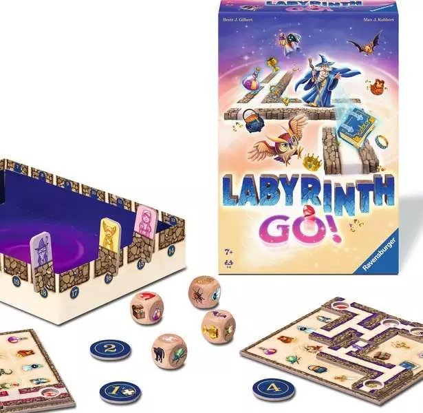 Ravensburger Labyrinth Go!, Juego De Mesa 24699